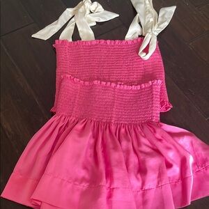 Hot pink Koch skirt (top is also being sold)